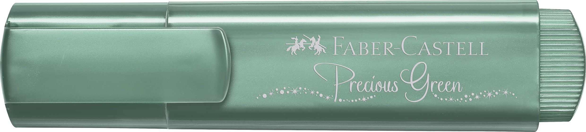 Textmarker Verde Metalizat 1546 Faber-Castell