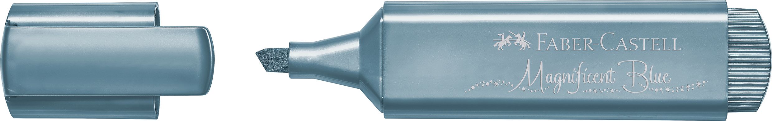 Textmarker Albastru Metalizat 1546 Faber-Castell