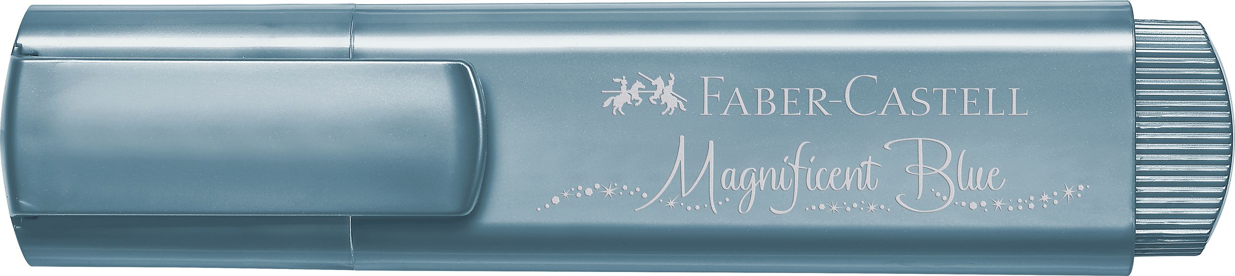 Textmarker Albastru Metalizat 1546 Faber-Castell
