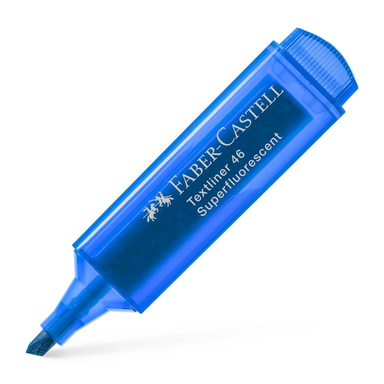Textmarker Albastru Superfluorescent 1546 Faber-Castell