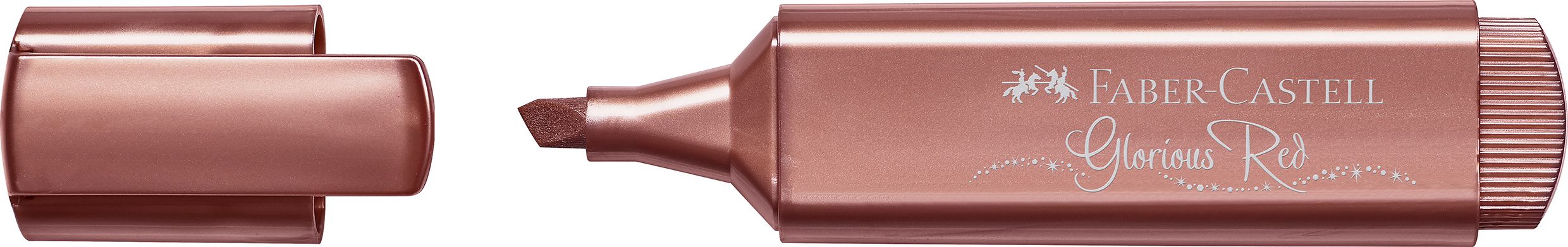 Textmarker Rosu Metalizat 1546 Faber-Castell