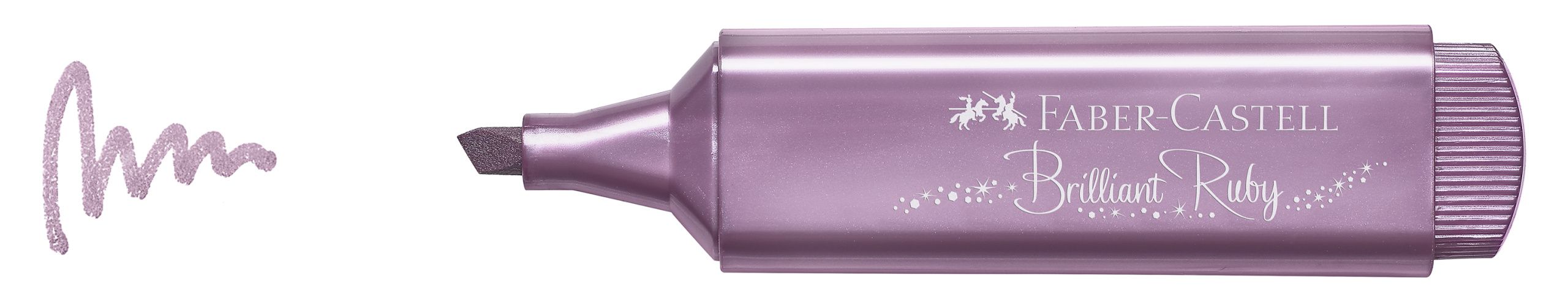 Textmarker Rubiniu Metalizat 1546 Faber-Castell