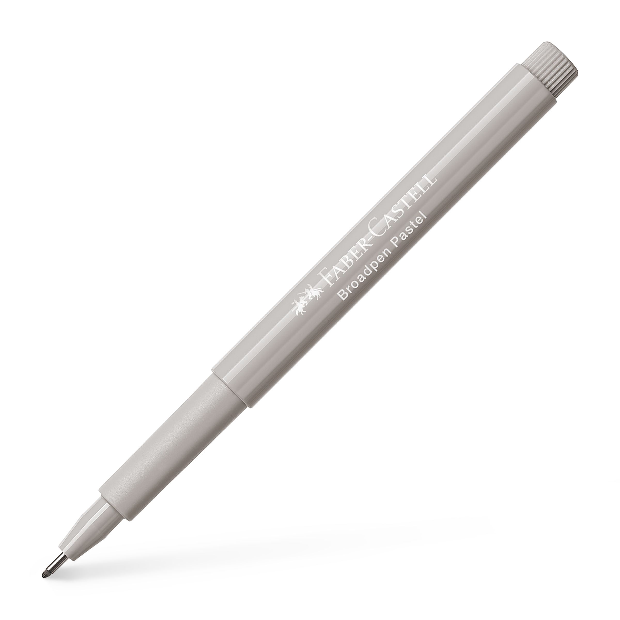 Liner 0.8mm Gri Pastel Broadpen 1544 Faber-Castell