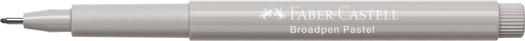 Liner 0.8mm Gri Pastel Broadpen 1544 Faber-Castell