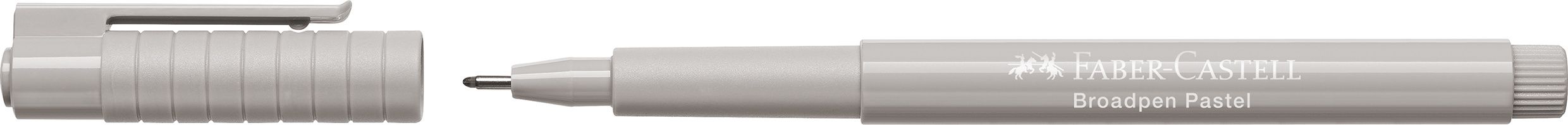 Liner 0.8mm Gri Pastel Broadpen 1544 Faber-Castell