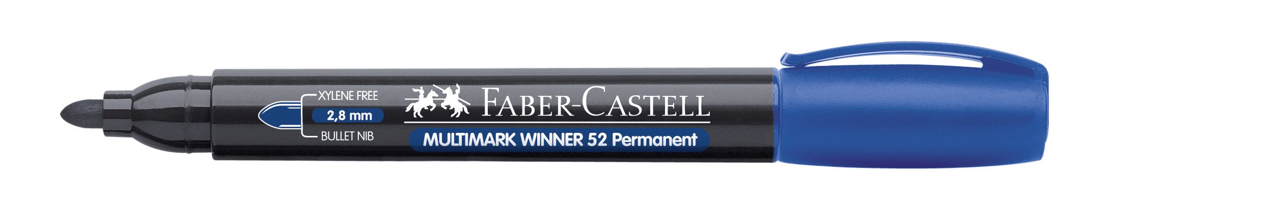 Marker Permanent Albastru Varf Rotund Multimark Winner 52 Faber-Castell