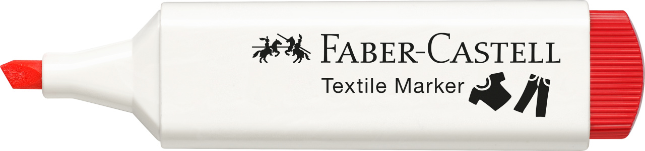 Marker Textil Rosu Faber-Castell