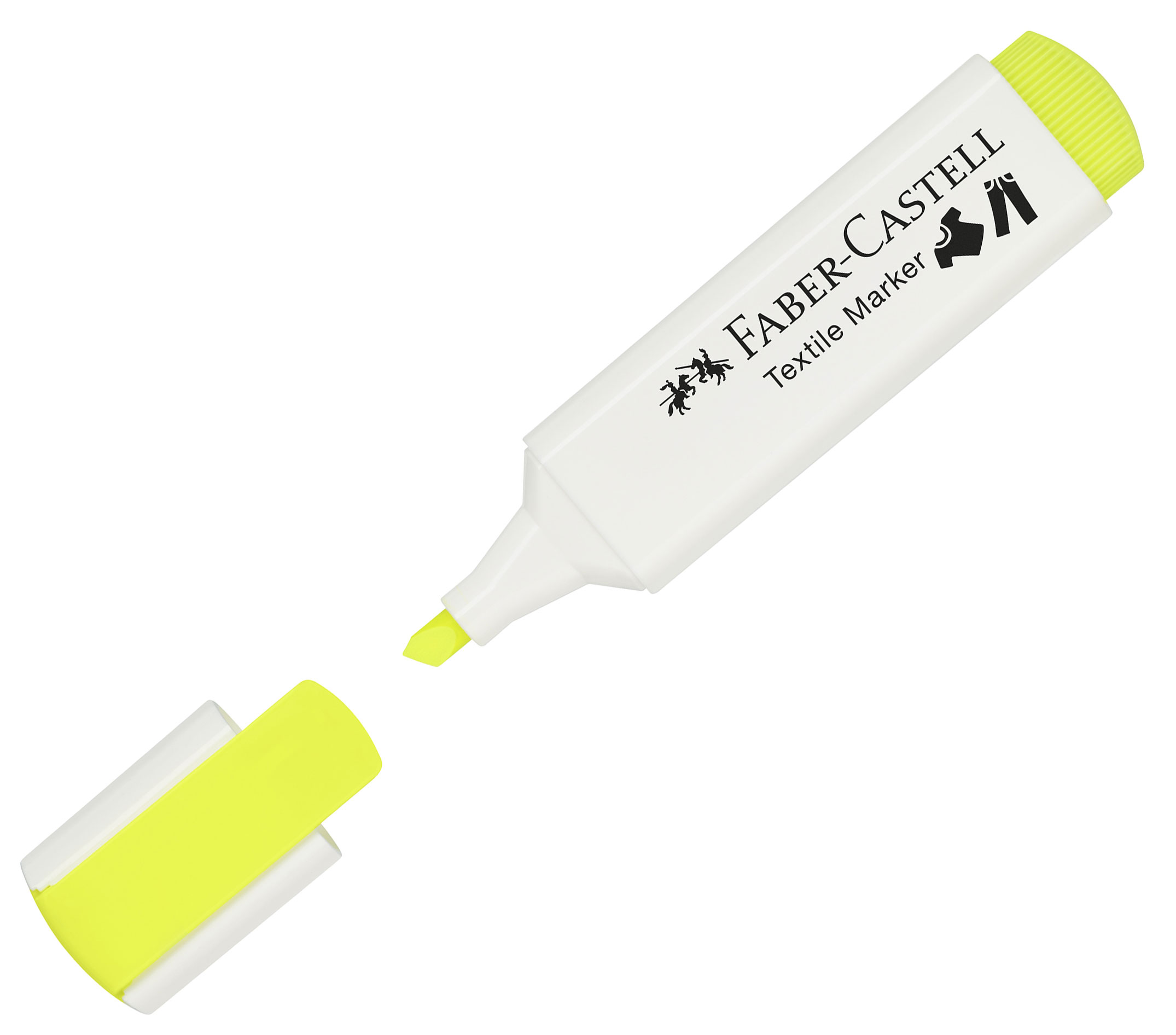 Marker Textil Galben Neon Faber-Castell