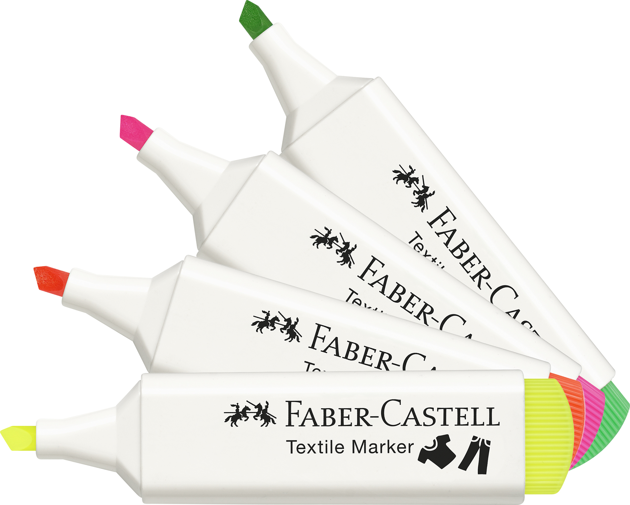 Marker Textil Galben Neon Faber-Castell