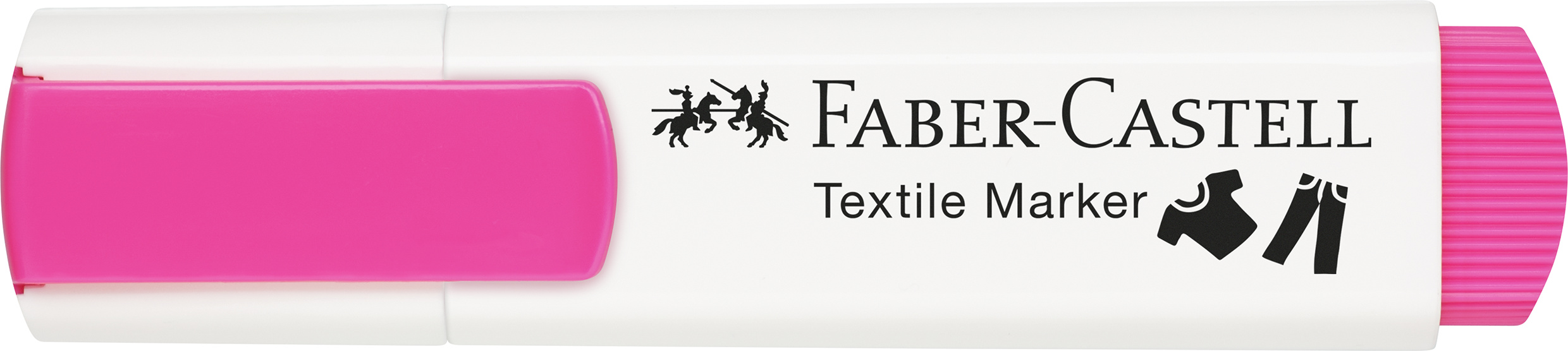 Marker Textil Roz Neon Faber-Castell