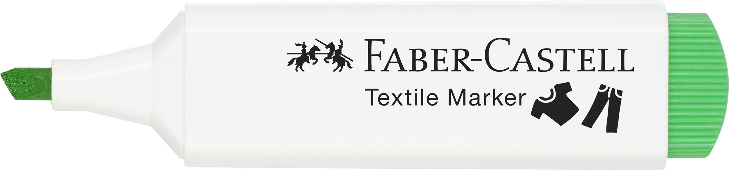 Marker Textil Verde Neon Faber-Castell