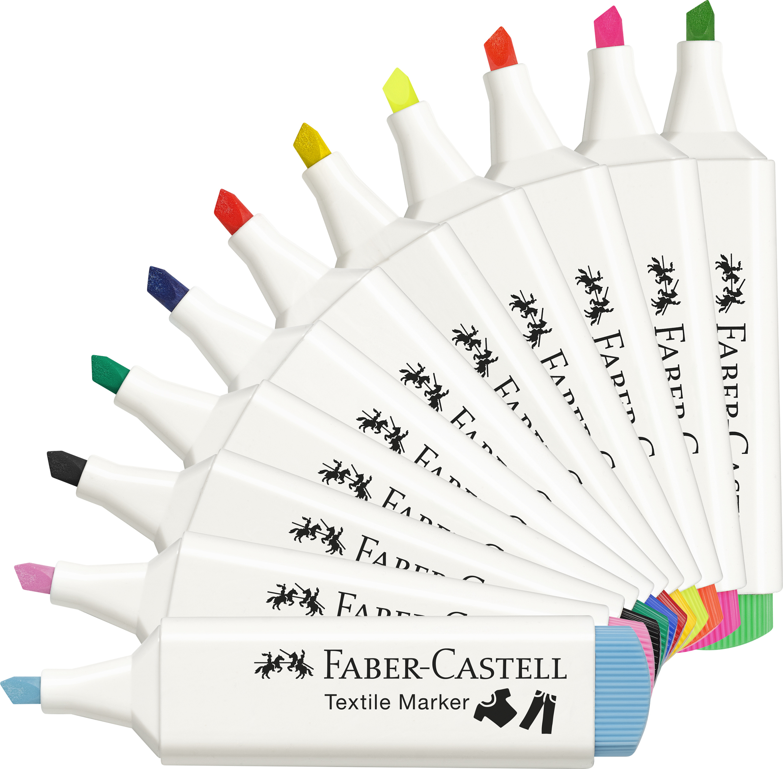 Marker Textil Verde Neon Faber-Castell