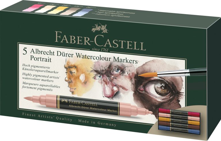 Set 5 Markere Solubile Portret A.Durer Faber-Castell