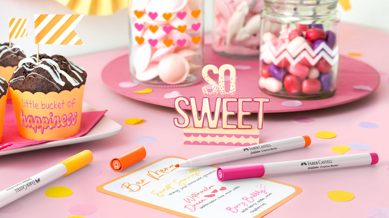 Set 6 Markere Creative Goldfaber Sweet Moments 1.5mm Faber-Castell