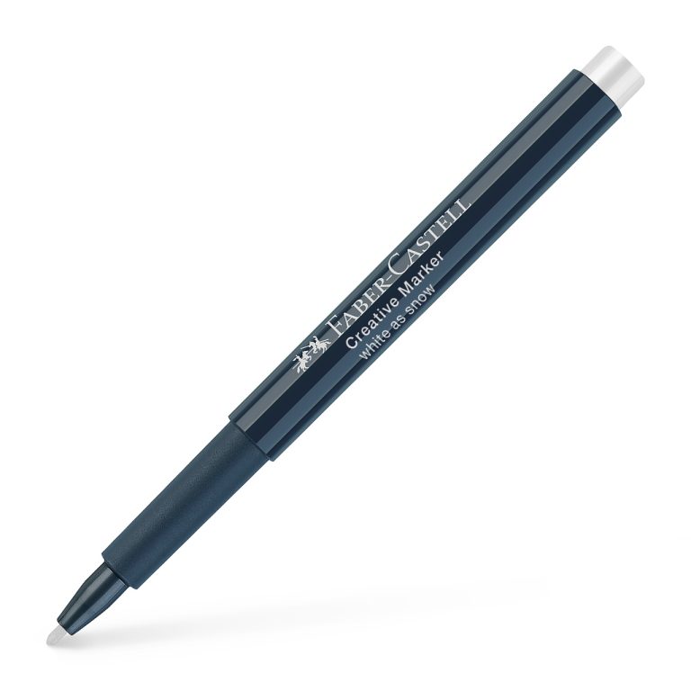 Marker Creativ Alb Faber-Castell