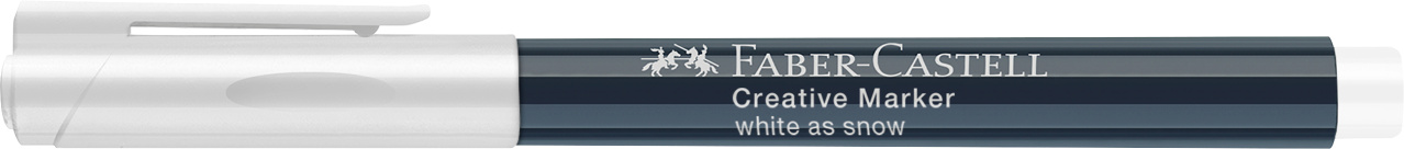 Marker Creativ Alb Faber-Castell