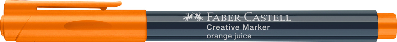 Marker Creativ Portocaliu Faber-Castell