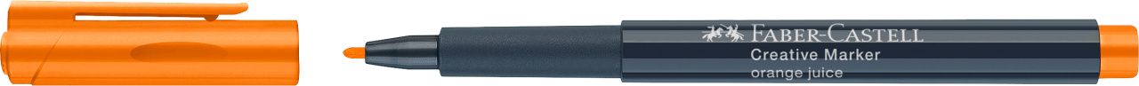 Marker Creativ Portocaliu Faber-Castell