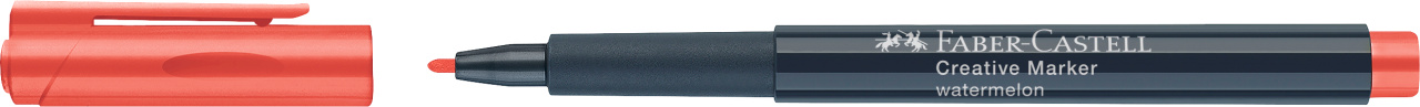 Marker Creativ Rosu Pepene Faber-Castell
