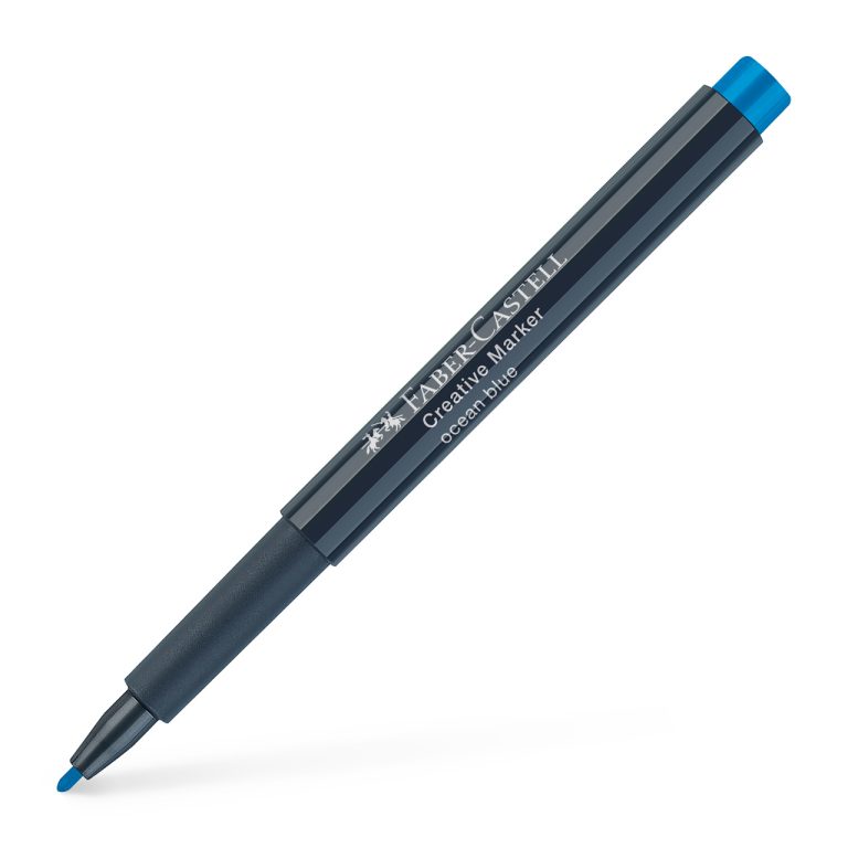 Marker Creativ Albastru Ocean Faber-Castell