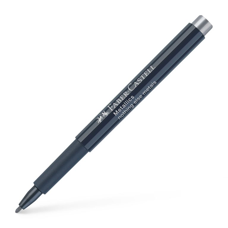 Marker Metallics Argintiu Faber-Castell