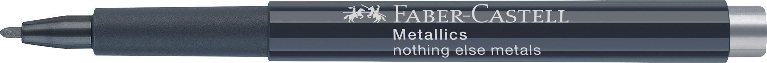 Marker Metallics Argintiu Faber-Castell