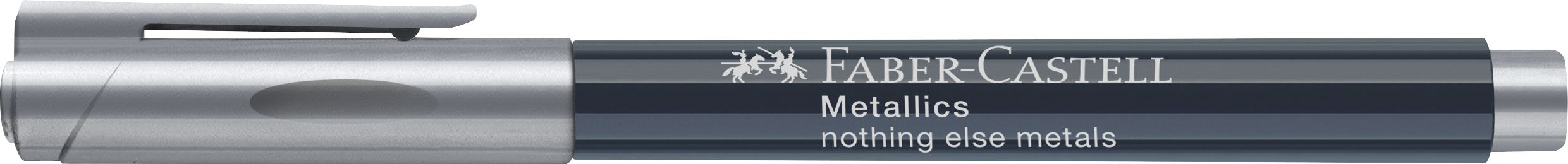 Marker Metallics Argintiu Faber-Castell