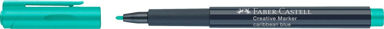 Marker Creativ Turcoaz Caraibe Faber-Castell