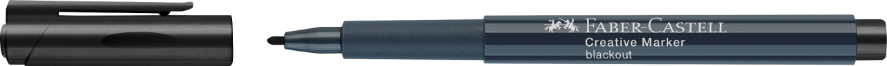 Marker Creativ Negru Faber-Castell