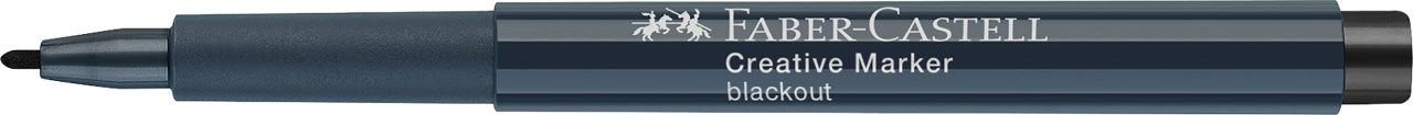 Marker Creativ Negru Faber-Castell