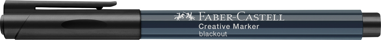 Marker Creativ Negru Faber-Castell