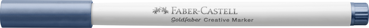 Marker Creativ Goldfaber Albastru Marin Metalizat 553 1.5mm Faber-Castell