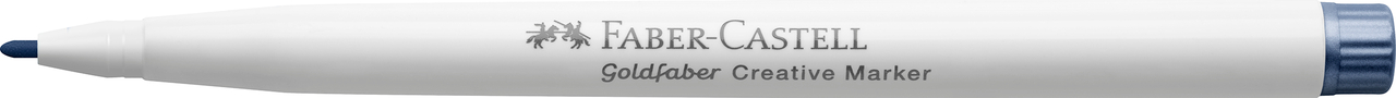 Marker Creativ Goldfaber Albastru Marin Metalizat 553 1.5mm Faber-Castell