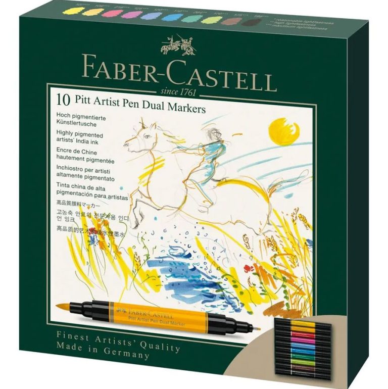 Pitt Artist Pen Dual Marker Set 10 Buc Faber-Castell