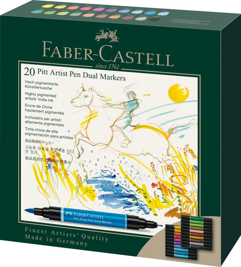 Pitt Artist Pen Dual Marker Set 20 Buc Faber-Castell