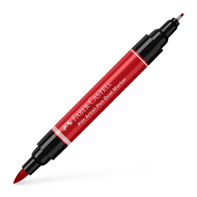 Pitt Artist Pen Dual Marker Rosu Intens 219 Faber-Castell