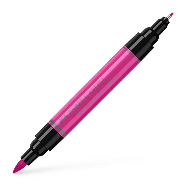 Pitt Artist Pen Dual Marker Roz Purpuriu Mediu 125 Faber-Castell