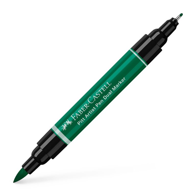 Pitt Artist Pen Dual Marker Verde Phtalo Inchis 264 Faber-Castell