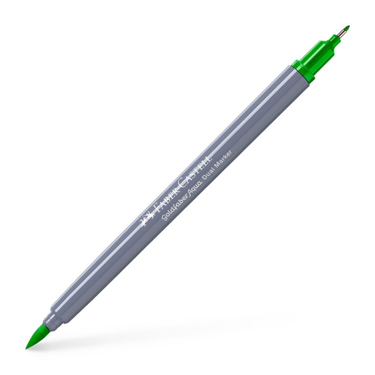 Marker Solubil 2 Capete Goldfaber Verde Frunza 112 Faber-Castell