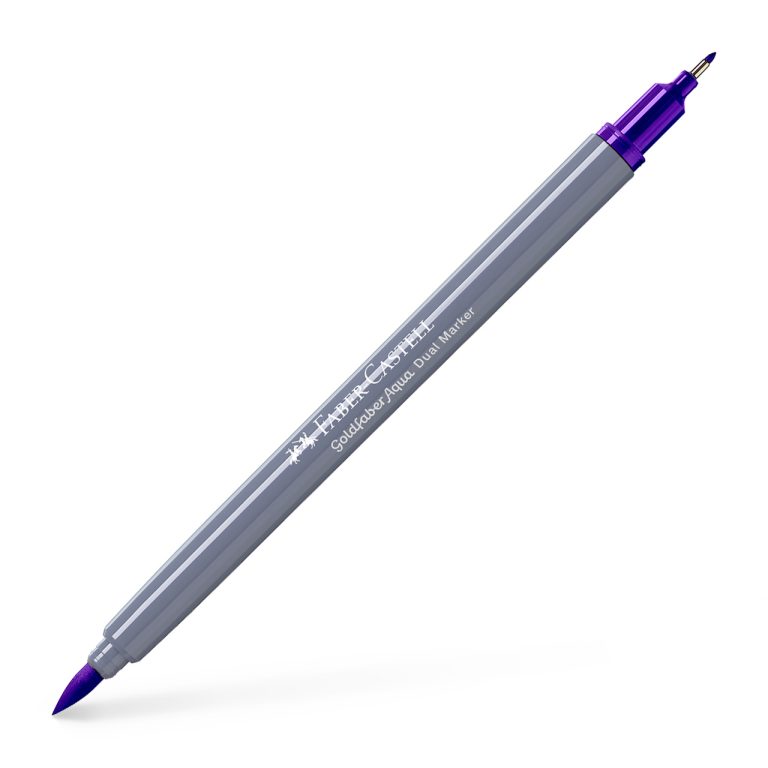 Marker Solubil 2 Capete Goldfaber Mov 249 Faber-Castell