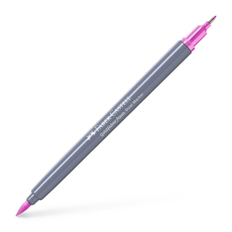 Marker Solubil 2 Capete Goldfaber Magenta Deschis 119 Faber-Castell