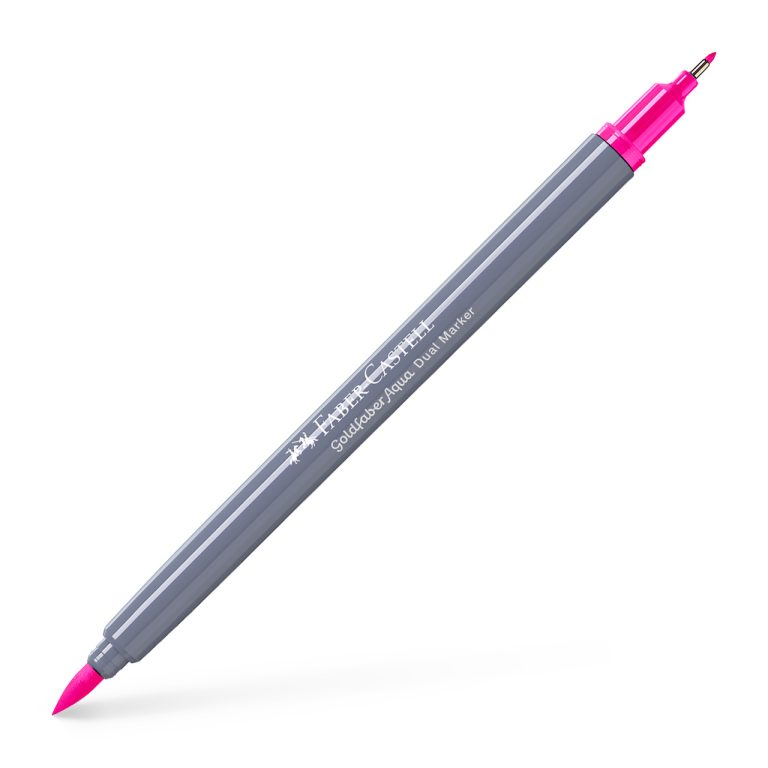 Marker Solubil 2 Capete Goldfaber Roz Purpuriu Deschis 128 Faber-Castell
