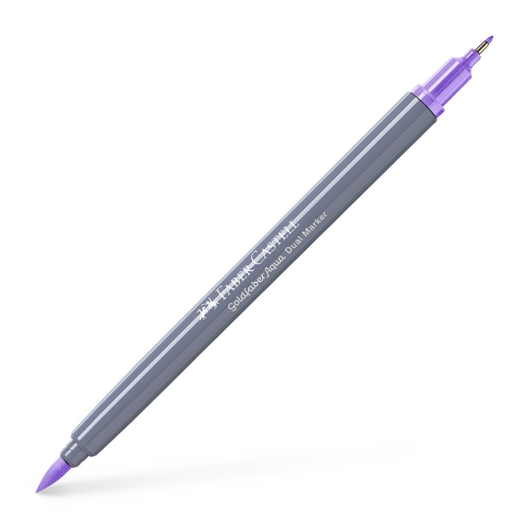 Marker Solubil 2 Capete Goldfaber Violet Deschis 139 Faber-Castell