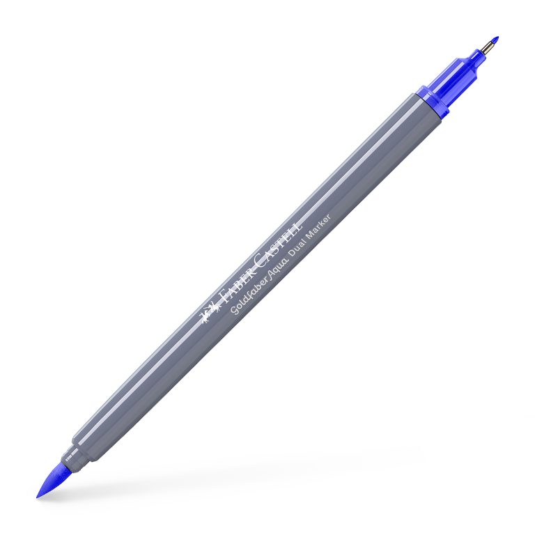 Marker Solubil 2 Capete Goldfaber Levantica Inchis 197 Faber-Castell
