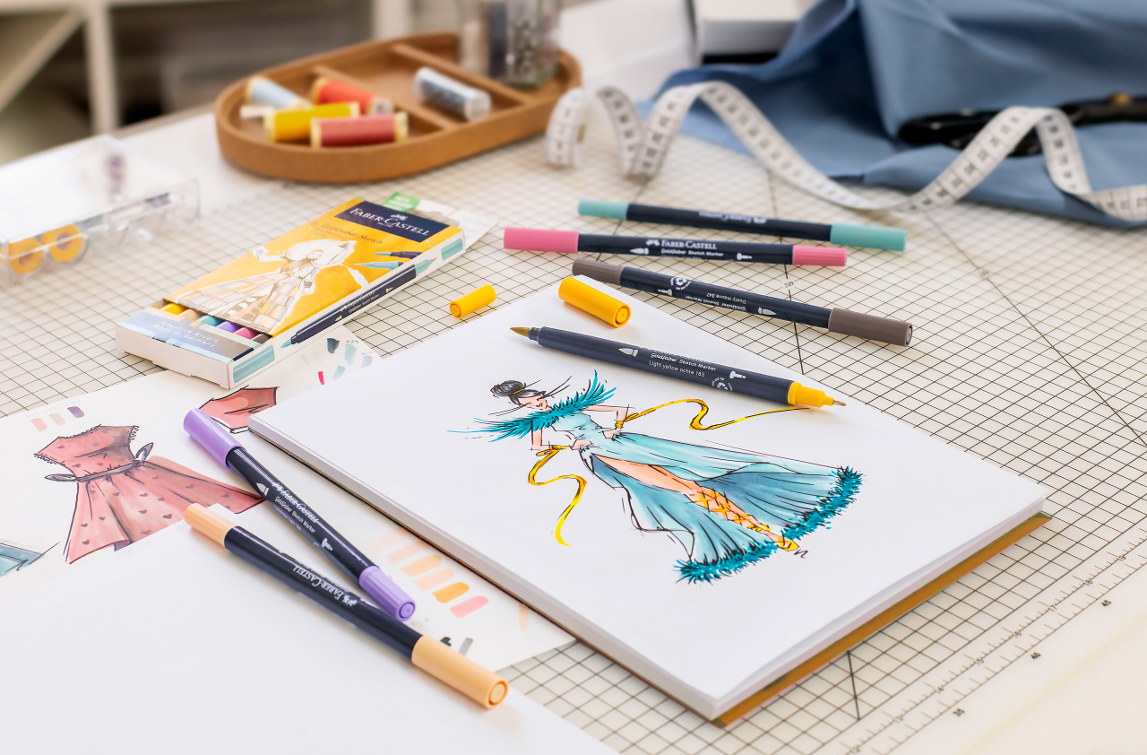 Sketch Marker 2 Capete Set 12 Goldfaber Faber-Castell