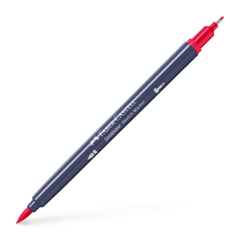 Sketch Marker 2 Capete Carmin Permanent 126 Goldfaber Faber-Castell
