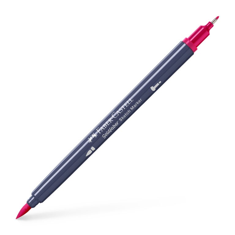 Sketch Marker 2 Capete Roz Carmin 127 Goldfaber Faber-Castell