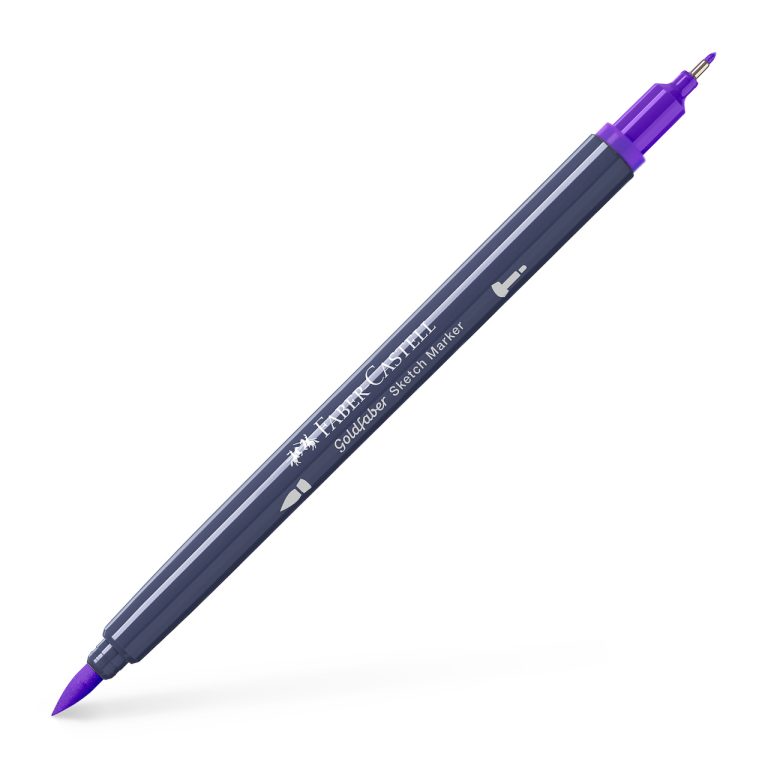 Sketch Marker 2 Capete Violet Purpuriu 136 Goldfaber Faber-Castell