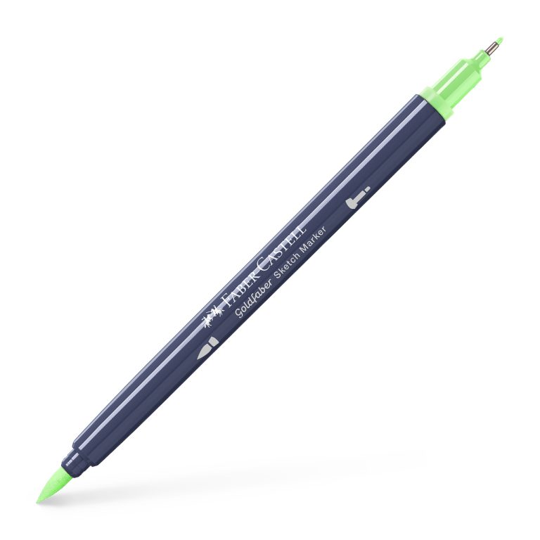 Sketch Marker 2 Capete Bambus Proaspat 312 Goldfaber Faber-Castell