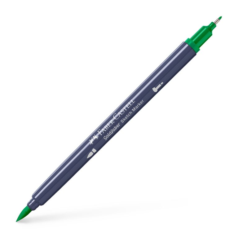 Sketch Marker 2 Capete Verde Monstru 316 Goldfaber Faber-Castell